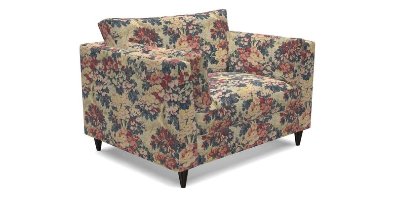 Saltdean snuggler in Linwood Tango Velvet Rosewood