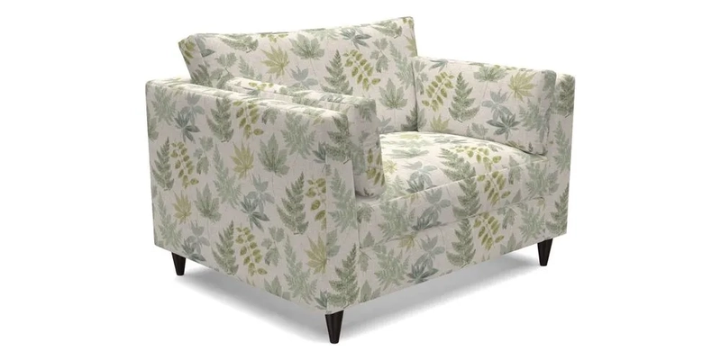 Saltdean snuggler in Linwood Tango Velvet Rosewood