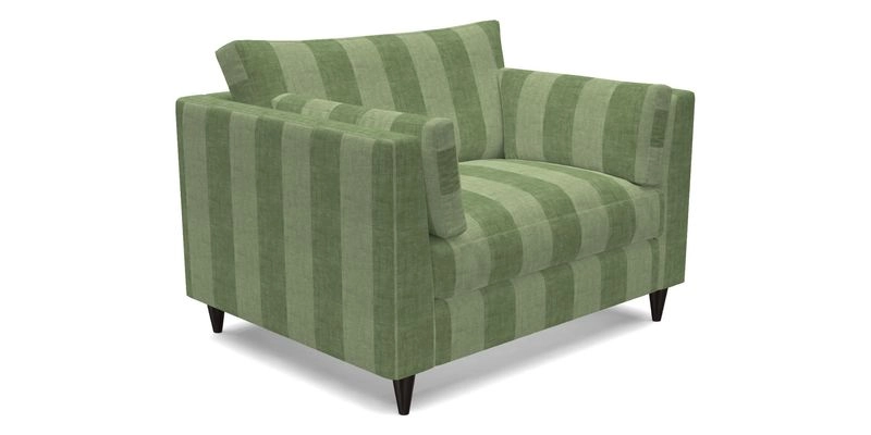 Saltdean snuggler in Linwood Tango Velvet Rosewood
