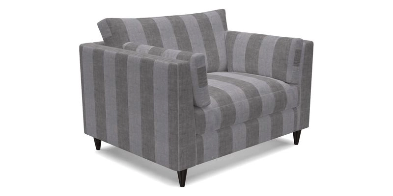 Saltdean snuggler in Linwood Tango Velvet Rosewood