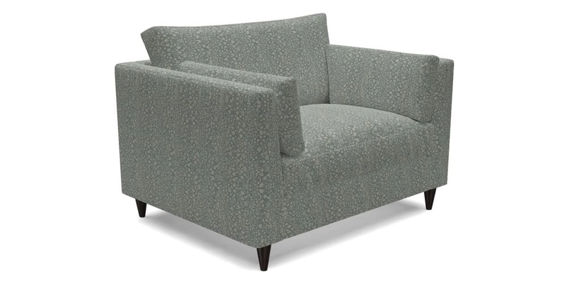 Saltdean snuggler in Linwood Tango Velvet Rosewood