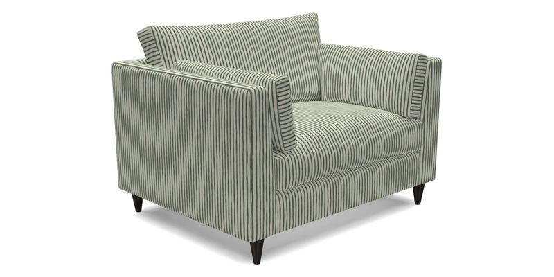 Saltdean snuggler in Linwood Tango Velvet Rosewood
