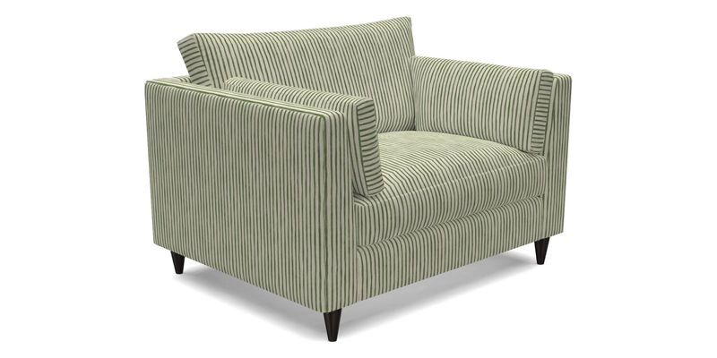 Saltdean snuggler in Linwood Tango Velvet Rosewood