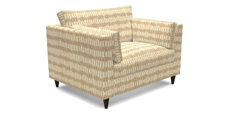Saltdean snuggler in Linwood Tango Velvet Rosewood