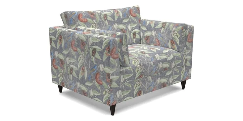 Saltdean snuggler in Linwood Tango Velvet Rosewood