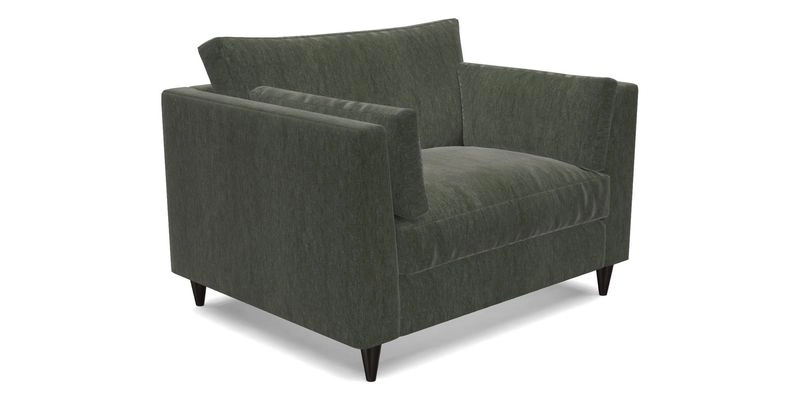 Saltdean snuggler in Linwood Tango Velvet Rosewood