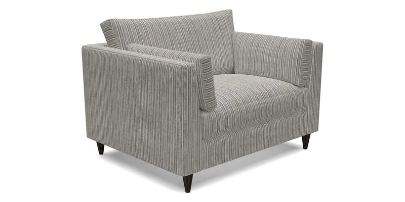 Saltdean snuggler in Linwood Tango Velvet Rosewood