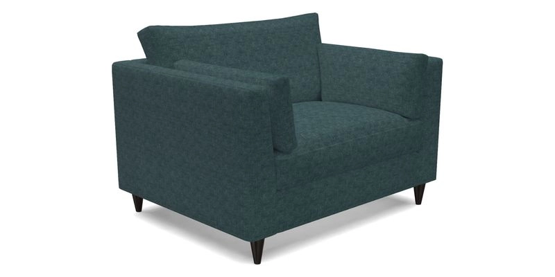 Saltdean snuggler in Linwood Tango Velvet Rosewood