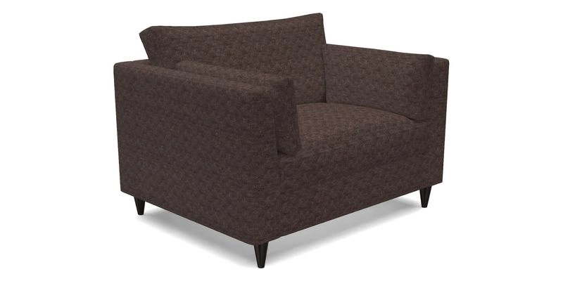 Saltdean snuggler in Linwood Tango Velvet Rosewood