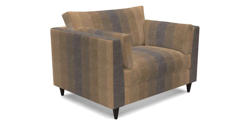 Saltdean snuggler in Linwood Tango Velvet Rosewood
