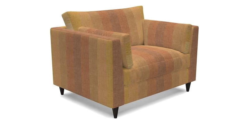 Saltdean snuggler in Linwood Tango Velvet Rosewood