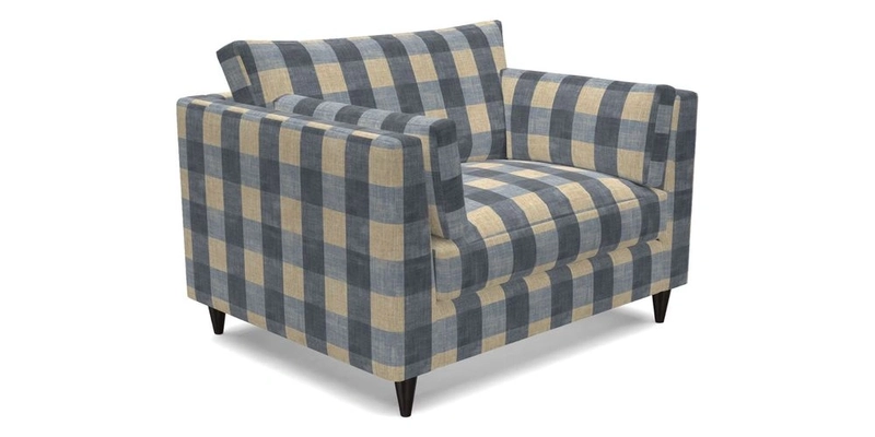 Saltdean snuggler in Linwood Tango Velvet Rosewood