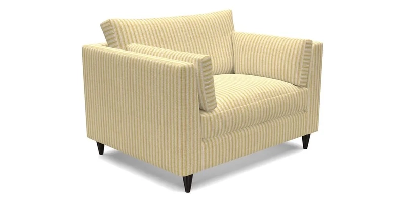 Saltdean snuggler in Linwood Tango Velvet Rosewood