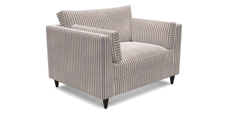 Saltdean snuggler in Linwood Tango Velvet Rosewood