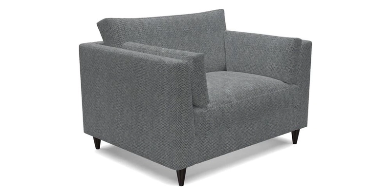 Saltdean snuggler in Linwood Tango Velvet Rosewood