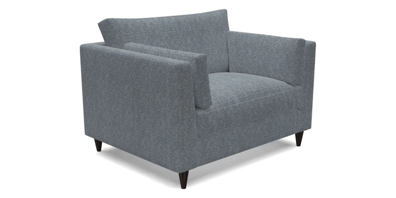 Saltdean snuggler in Linwood Tango Velvet Rosewood