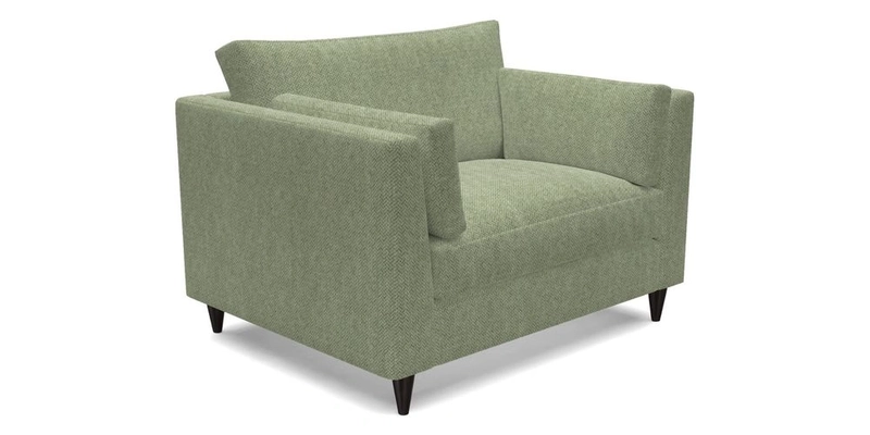 Saltdean snuggler in Linwood Tango Velvet Rosewood