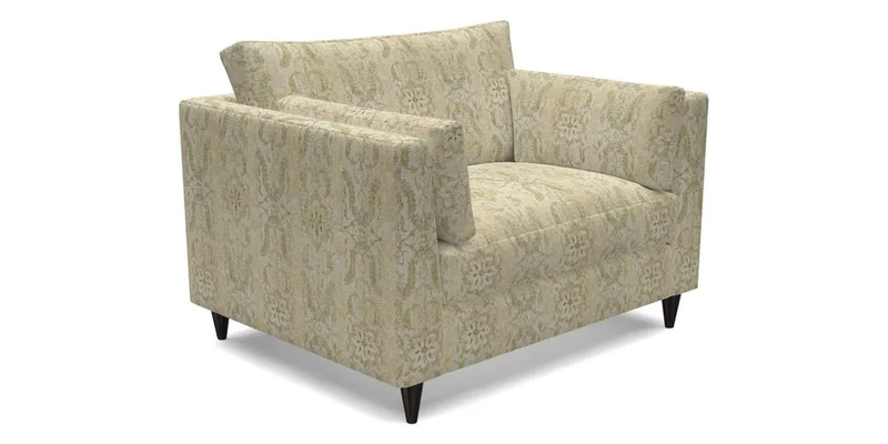 Saltdean snuggler in Linwood Tango Velvet Rosewood