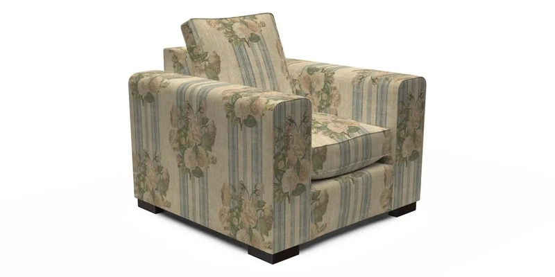 Saxmundham Chair in Two Tone Plain Biscuit