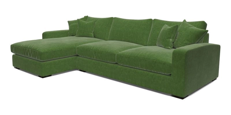 Stockbridge Chaise LHF in Two Tone Plain Biscuit