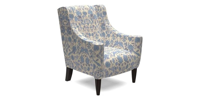 Sennen Chair in Harris Tweed Huntsman Check Mountain Bracken