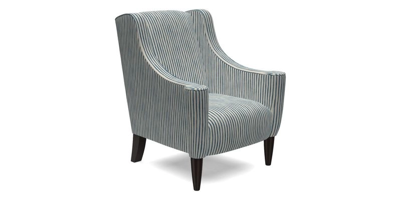 Sennen Chair in Harris Tweed Huntsman Check Mountain Bracken