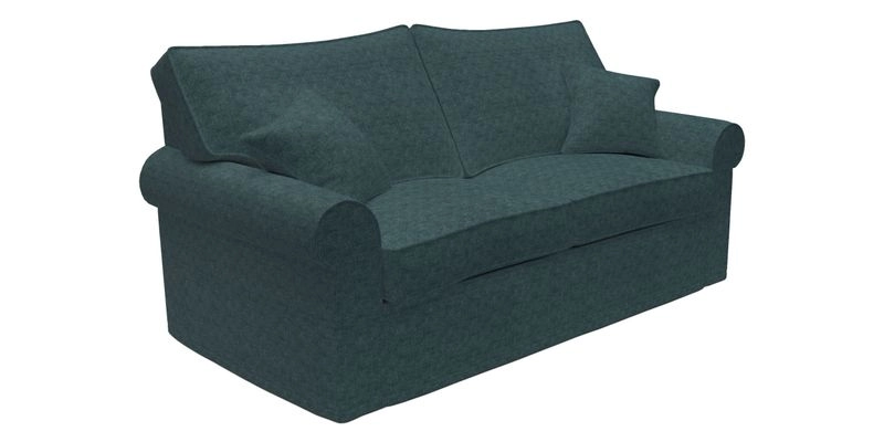 Upperton Sofa Bed in Floral Linen Even So Verde