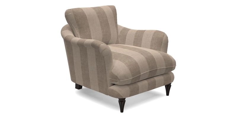 V&A Collection Pugin Chair in Two Tone Plain Biscuit