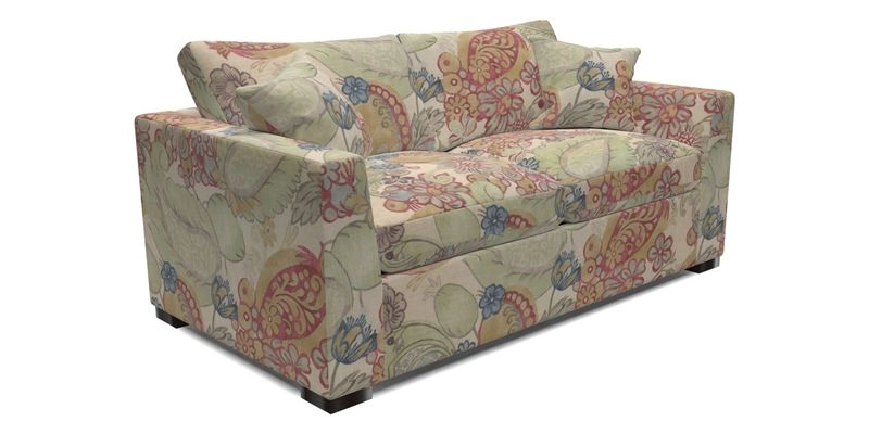 Wadenhoe 3 Seater Sofa Bed in Two Tone Plain Biscuit
