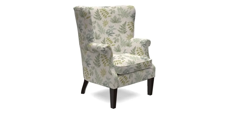 Whitewell Fluted Chair in Textured Velvet Veridian