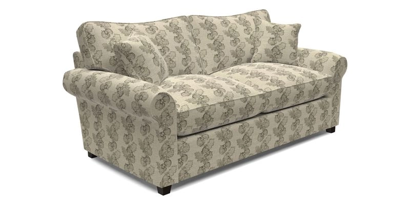 Waverley 3 Seater Sofa Bed in wo Tone Plain Biscuit